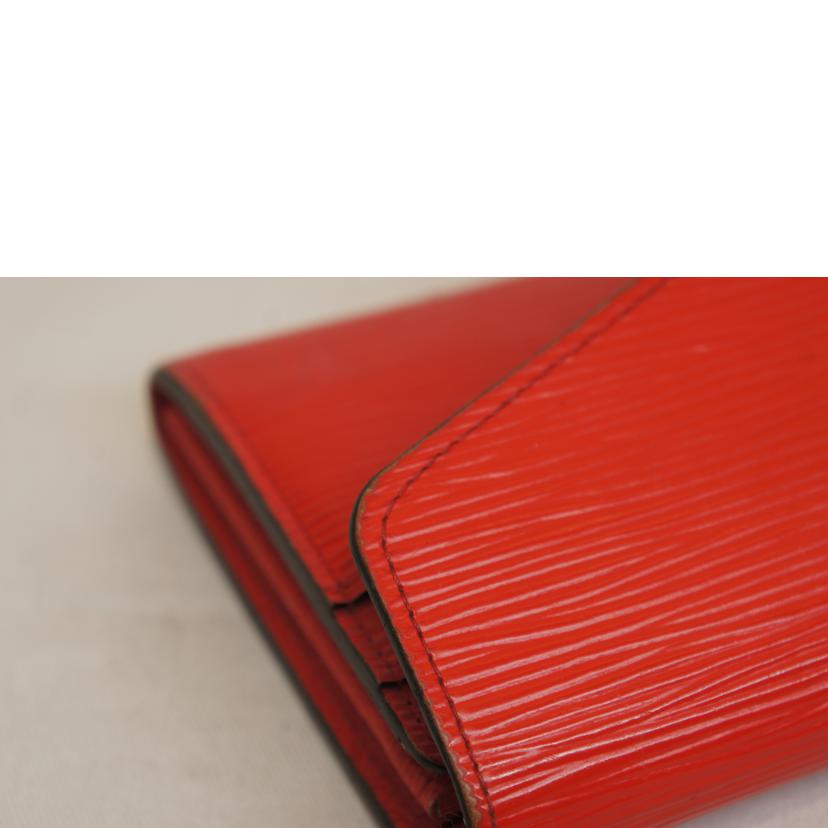 LV ルイヴィトン/ポルトフォイユサラ/エピ/レッド/M60723//CA0***/Bランク/92