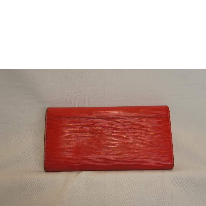 LV ルイヴィトン/ポルトフォイユサラ/エピ/レッド/M60723//CA0***/Bランク/92
