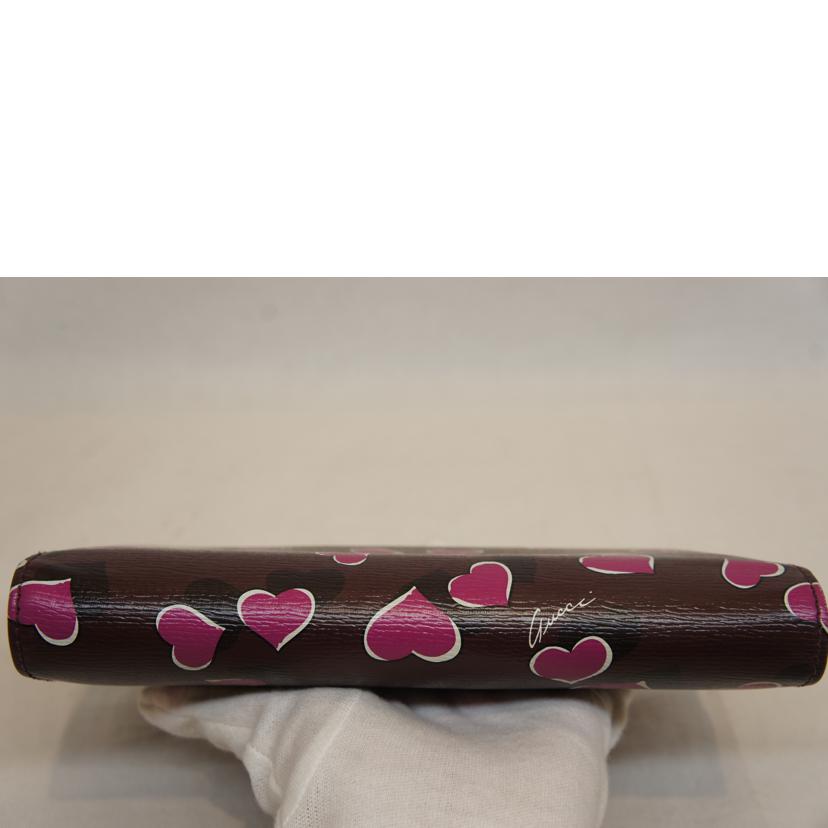 GUCCI グッチ/ハートビートプリントコンチネンタルウォレット/309702//209*/ABランク/92