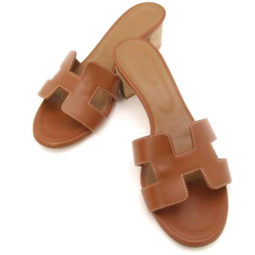 HERMES エルメス/レディスサンダル・オアジス/ゴールド/H071002Z 03355//AF071002Z2105/Aランク/69