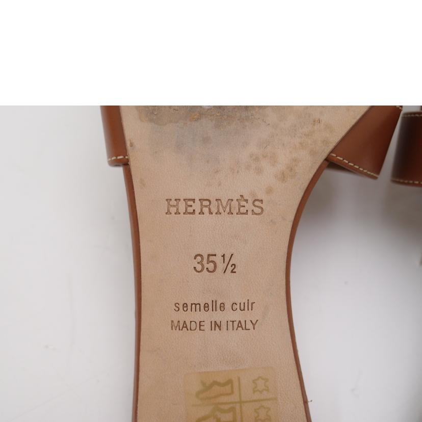 HERMES エルメス/レディスサンダル・オアジス/ゴールド/H071002Z 03355//AF071002Z2105/Aランク/69