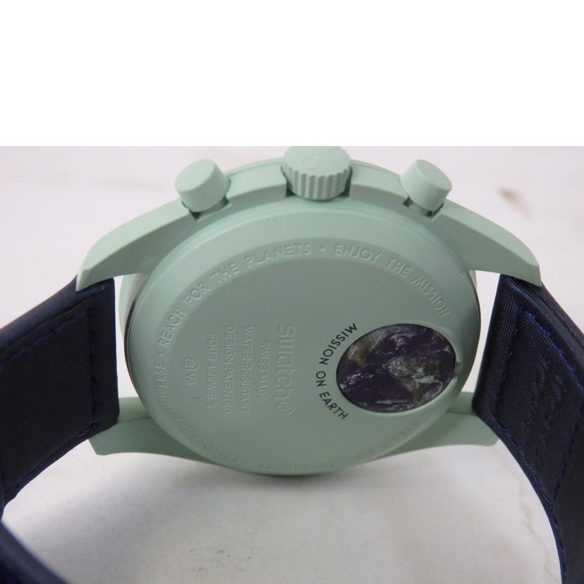 OMEGA×swatch オメガ×スウォッチ/ムーンスウォッチ/MISSION ON EARTH/クオーツ/SO33G100//SAランク/84