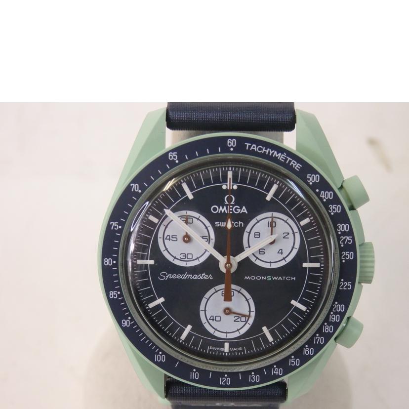 OMEGA×swatch オメガ×スウォッチ/ムーンスウォッチ/MISSION ON EARTH/クオーツ/SO33G100//SAランク/84