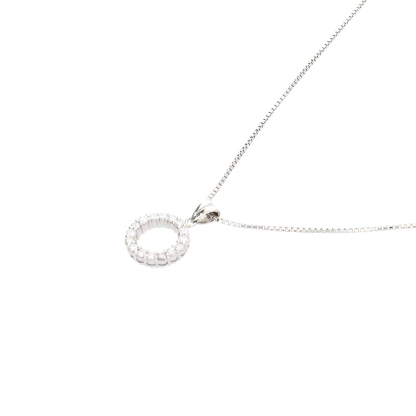 / Pt900/850ダイヤネックレス 0.53ct//Aランク/75