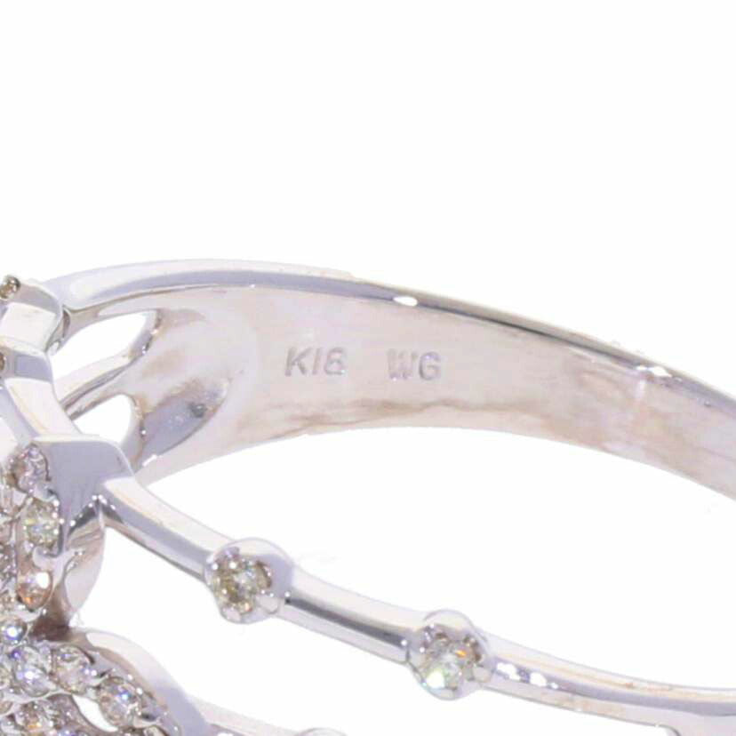 / K18WGダイヤリング 0.25ct//Aランク/75