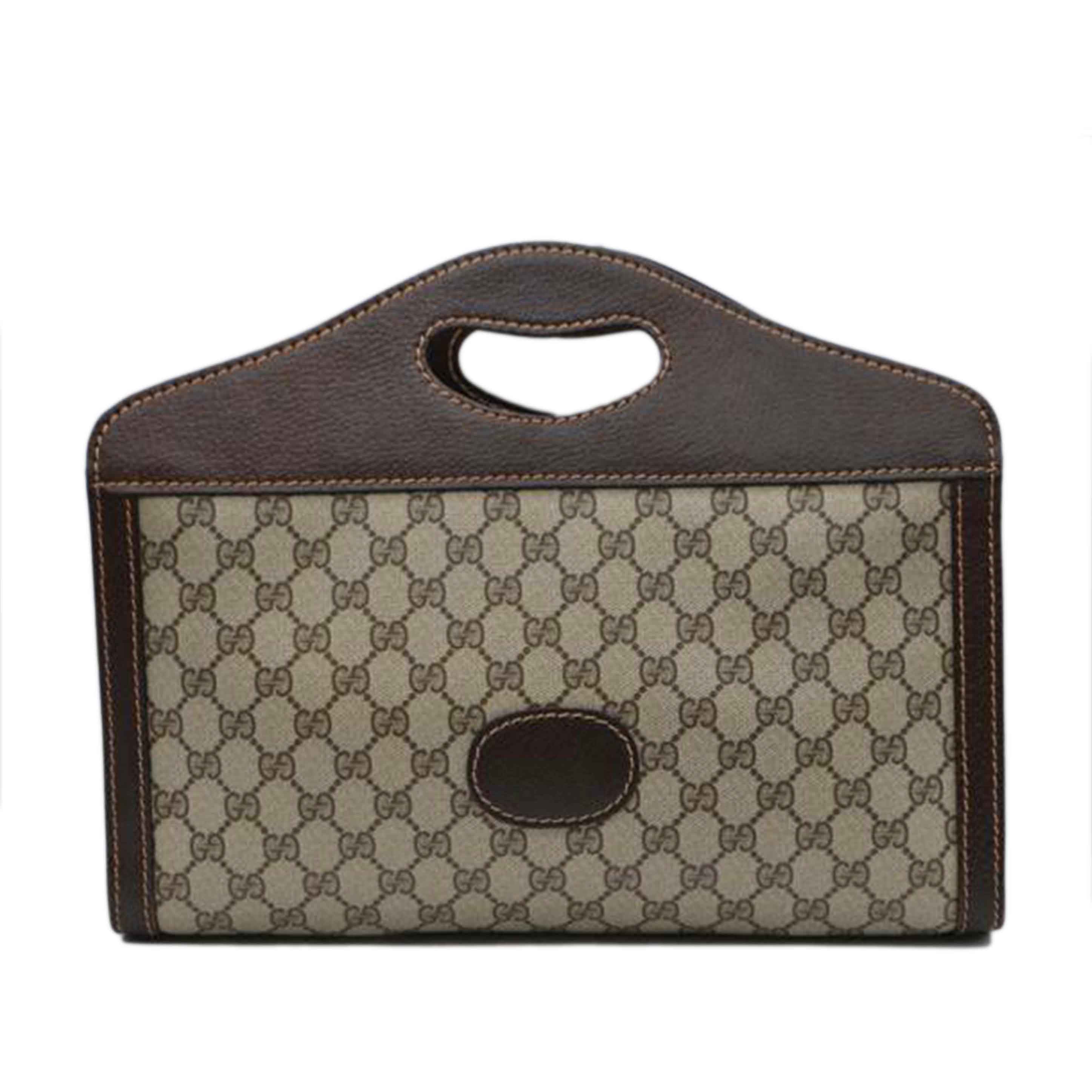 GUCCI グッチ/GGプラスヴィンテージレザーハンド//Aランク/89