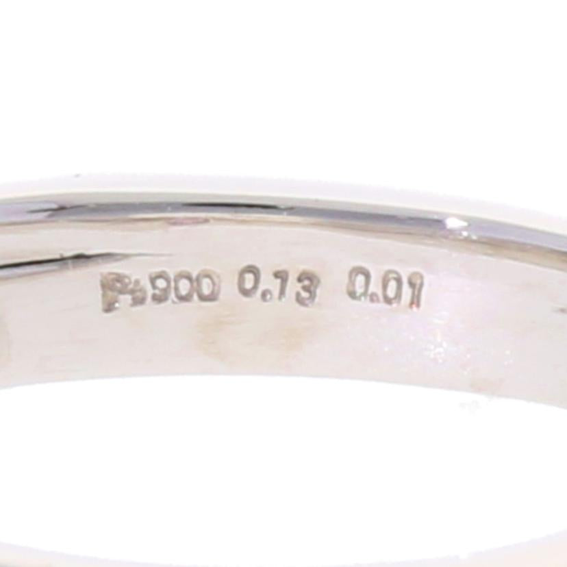 / Pt900ダイヤリング 0.13/0.01ct//Aランク/75