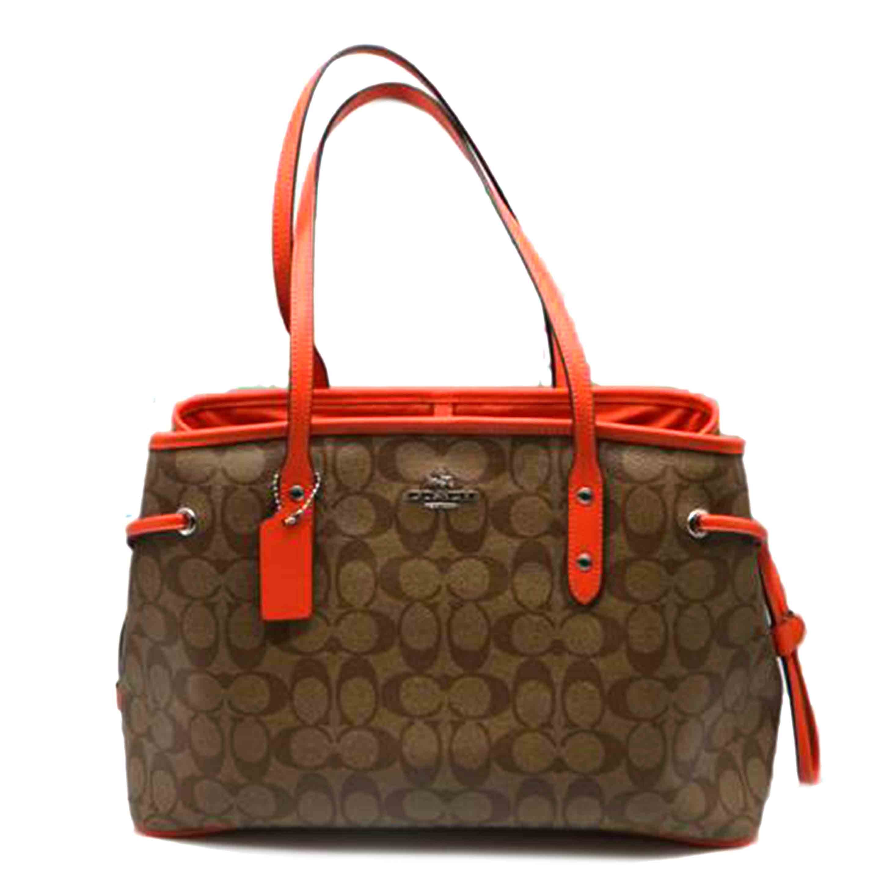 COACH コーチ/ラグジュアリーシグネチャードローストリングトート/F57842//F17**/SAランク/89