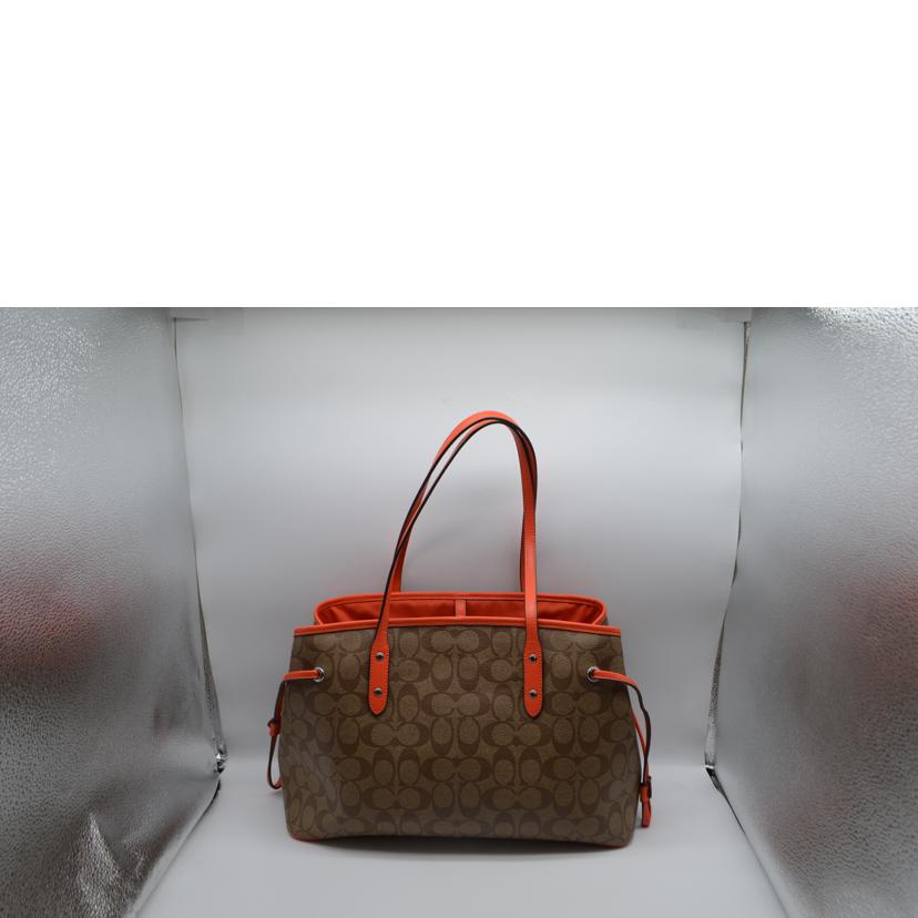 COACH コーチ/ラグジュアリーシグネチャードローストリングトート/F57842//F17**/SAランク/89