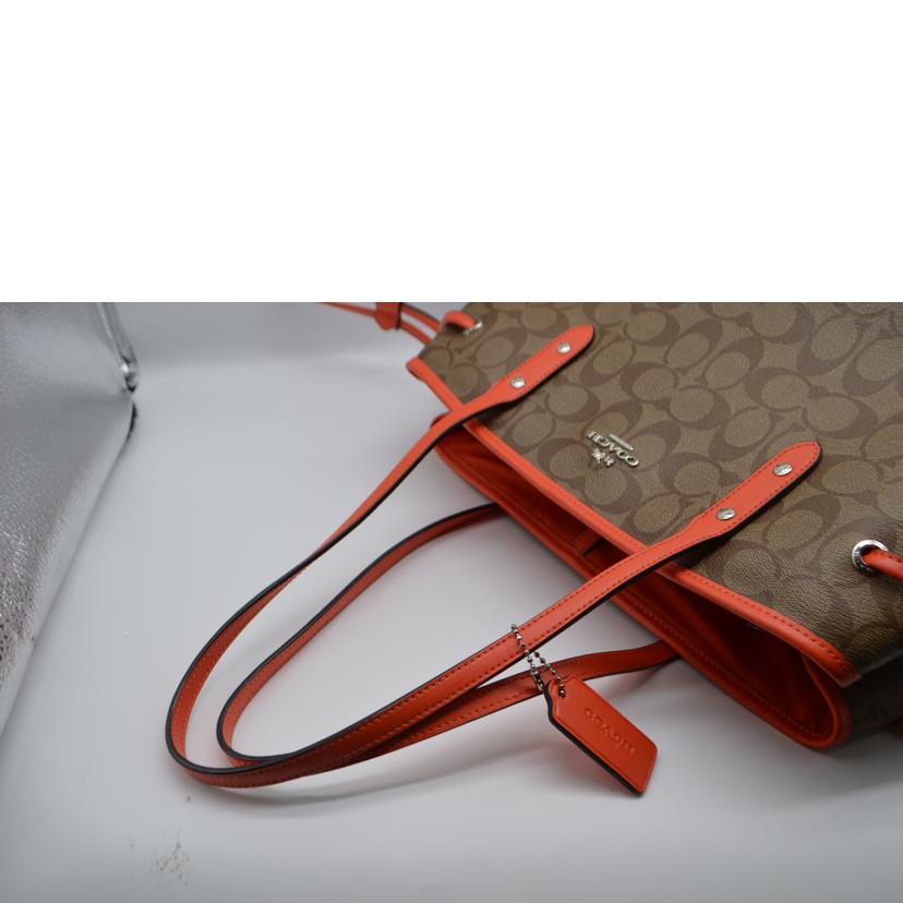 COACH コーチ/ラグジュアリーシグネチャードローストリングトート/F57842//F17**/SAランク/89