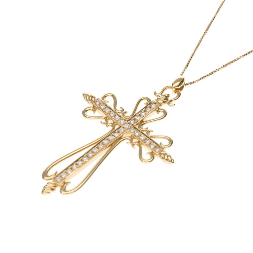 / K18ダイヤネックレス 0.80ct//Aランク/75