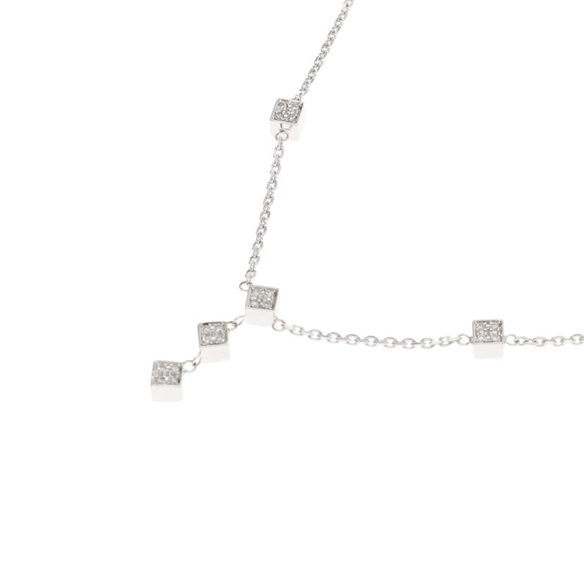 / K18WGダイヤネックレス 0.28ct//Aランク/75