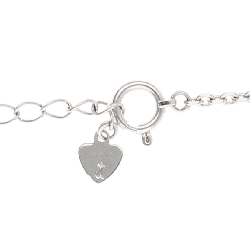 / K18WGダイヤネックレス 0.28ct//Aランク/75