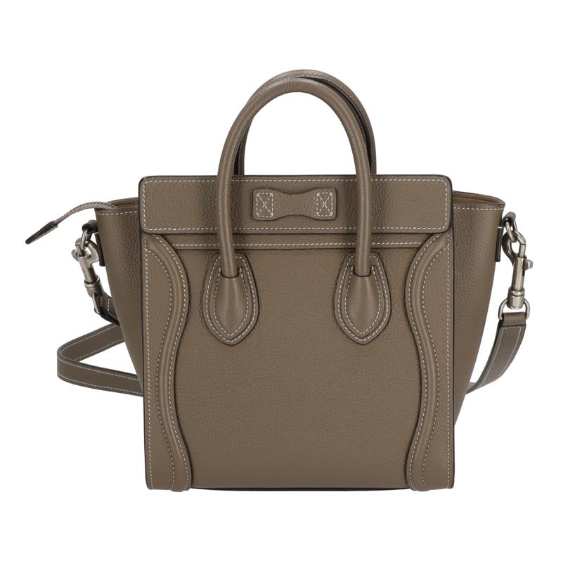 CELINE セリーヌ CELINE ナノショッパー レディース ハンドバッグ/ナノショッパー/F-AT-2128//F-C******/ABランク/37