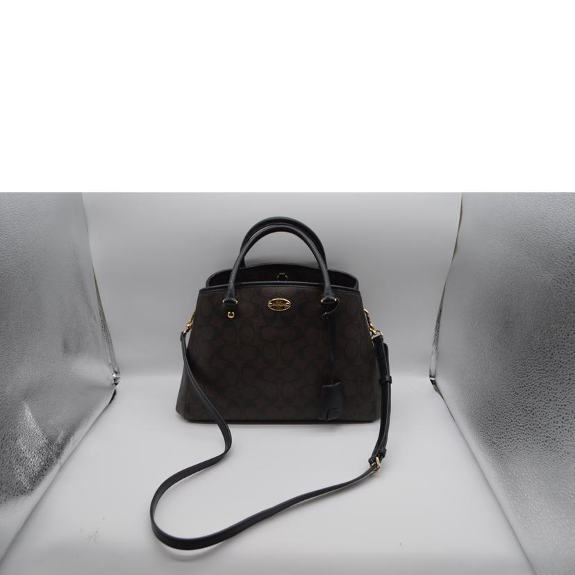 COACH コーチ/シグネチャースモールマーゴットキャリーオール2wayハンド/F34608//A15**/Aランク/89