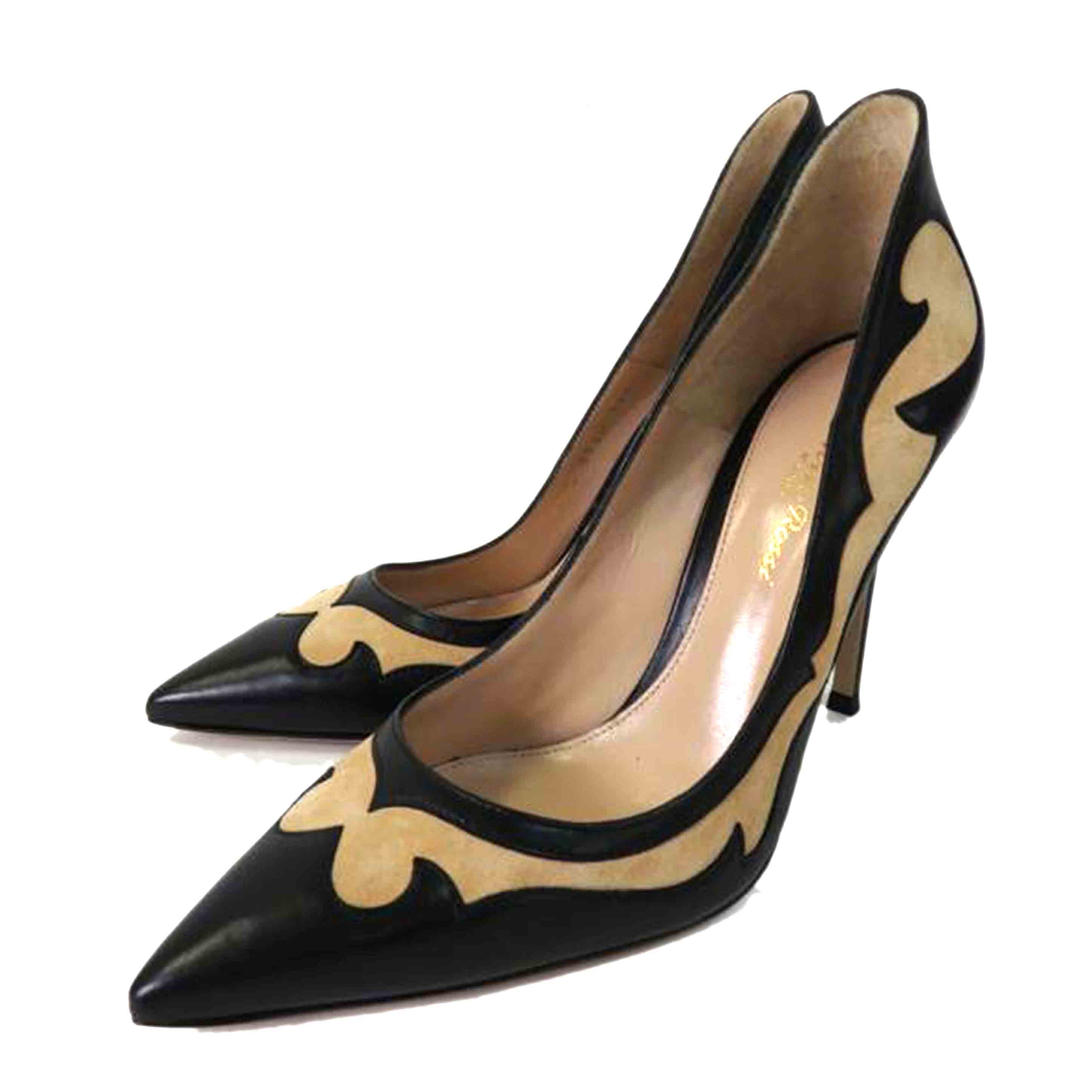 Gianvito Rossi ジャンヴィトロッシ/Gianvito Rossi パンプス 黒//Sランク/84