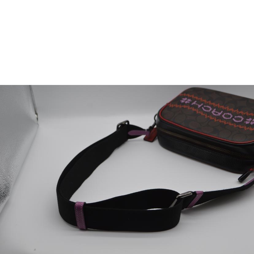COACH コーチ/シグネチャーフェアアイルグラフィツクレザーカメラバッグ/C1541//H20**/SAランク/89