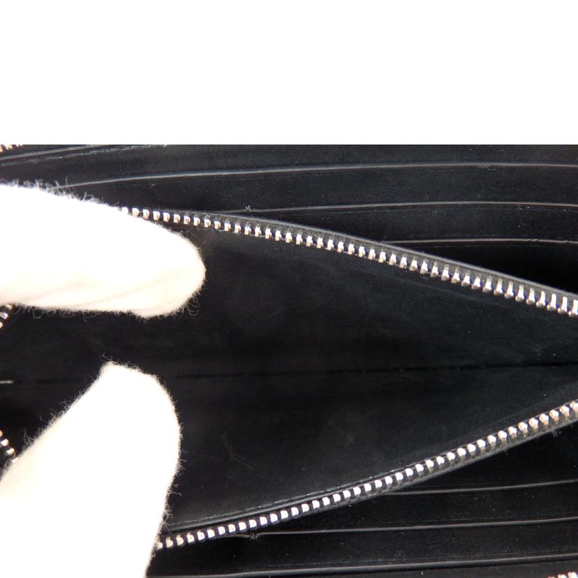 BOTTEGA VENETA ボッテガヴェネタ/ジッパー付き長財布 BK//P007303830/ABランク/72