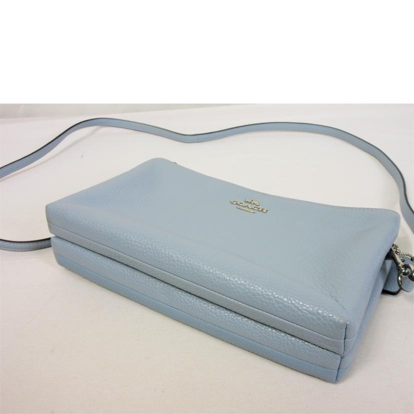 COACH コーチ/ペプルトレザー ショルダーポーチ/F34265//D1848/Aランク/70