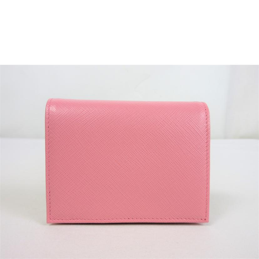 PRADA プラダ/サフィアーノ コンパクトウォレット/1MV204//SAランク/70