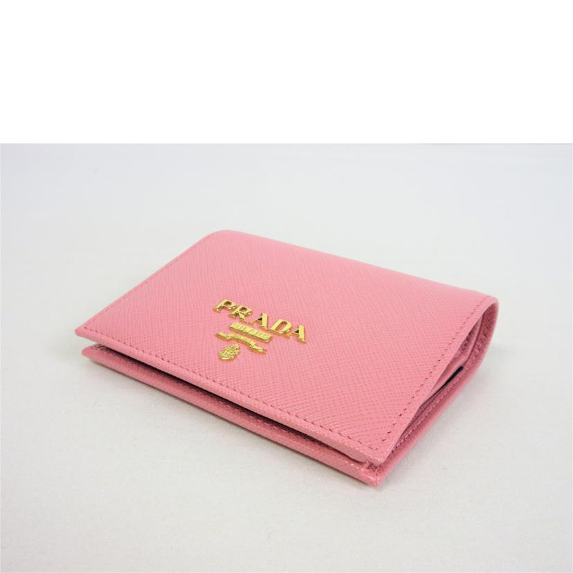 PRADA プラダ/サフィアーノ コンパクトウォレット/1MV204//SAランク/70