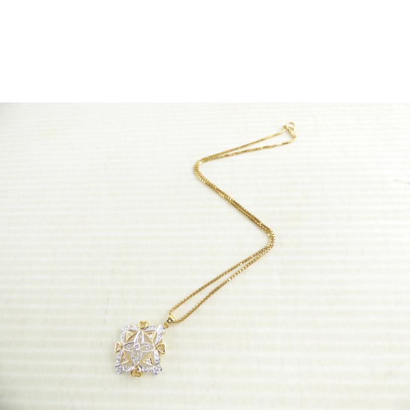 / K18ダイヤネックレス0.32ct//ABランク/64