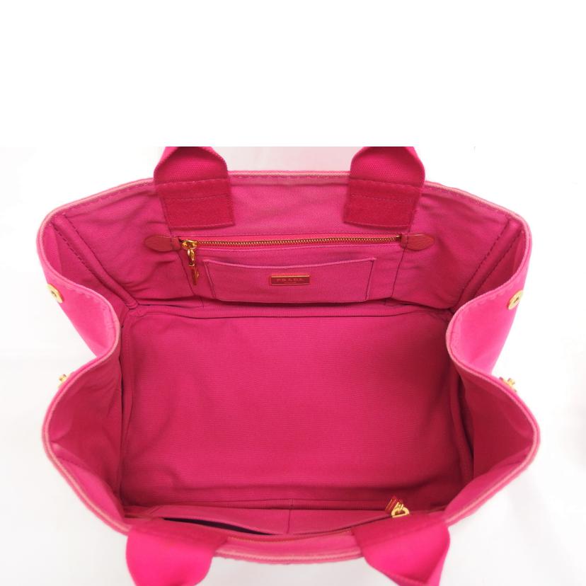 PRADA プラダ ハンドバッグ キャンバス/カナパM/トートバッグ/ピンク//197/Bランク/04
