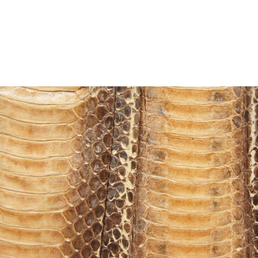 S.Ferragamo サルヴァトーレフェラガモ/ガンチーニパイソンハンドバッグ/GG-21C210//Bランク/05