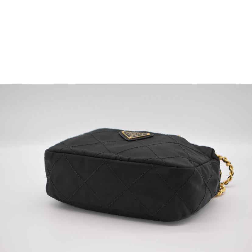 PRADA プラダ/テスートキルティングショルダーチェーントート/ネロ/B3244//ABランク/89