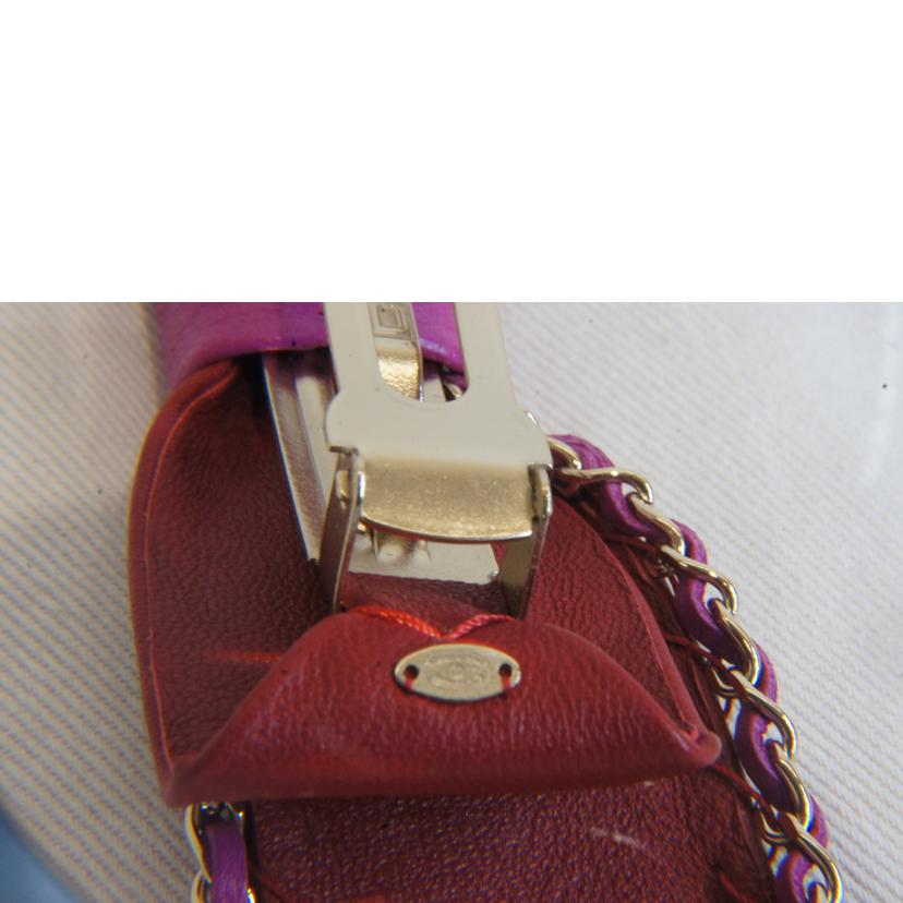 CHANEL シャネル/レザーリボンバレッタ//21P/Aランク/92