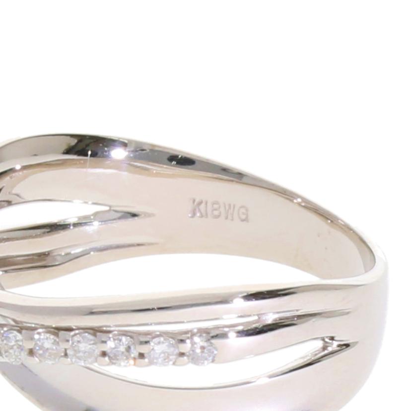 / K18WGダイヤリング0.30ct//Aランク/78