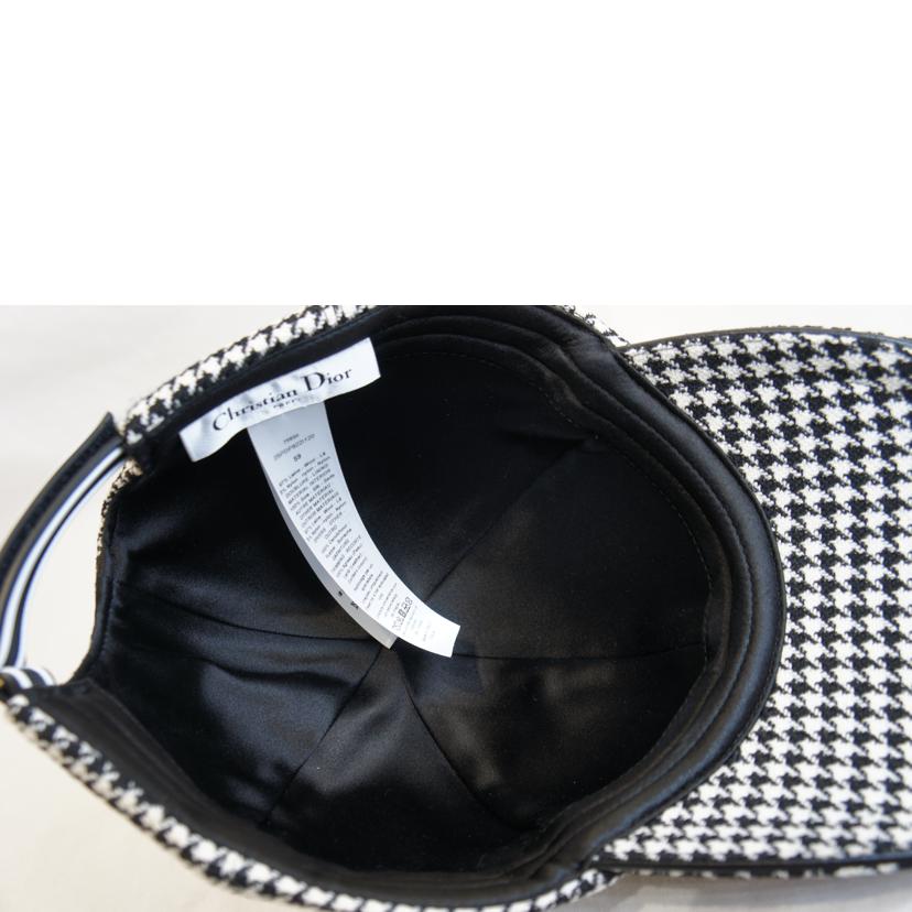 Christian Dior クリスチャンディオール/千鳥格子ウールキャップ//Aランク/92