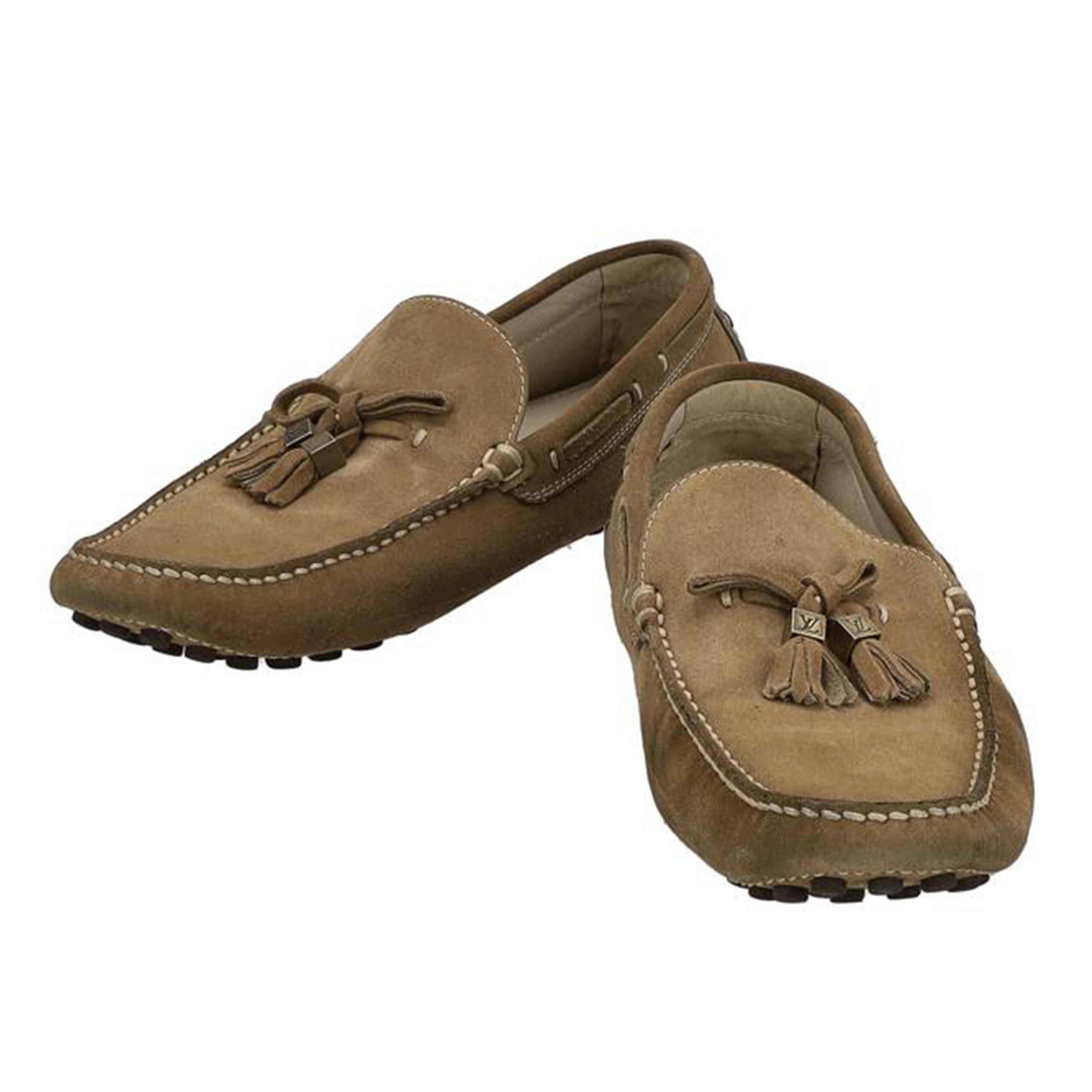 LV ルイヴィトン LOUISVUITTON ドライビングシューズ スウェード メンズ 26㎝/ドライビングシューズ/スウェード/FA0089//Bランク/37