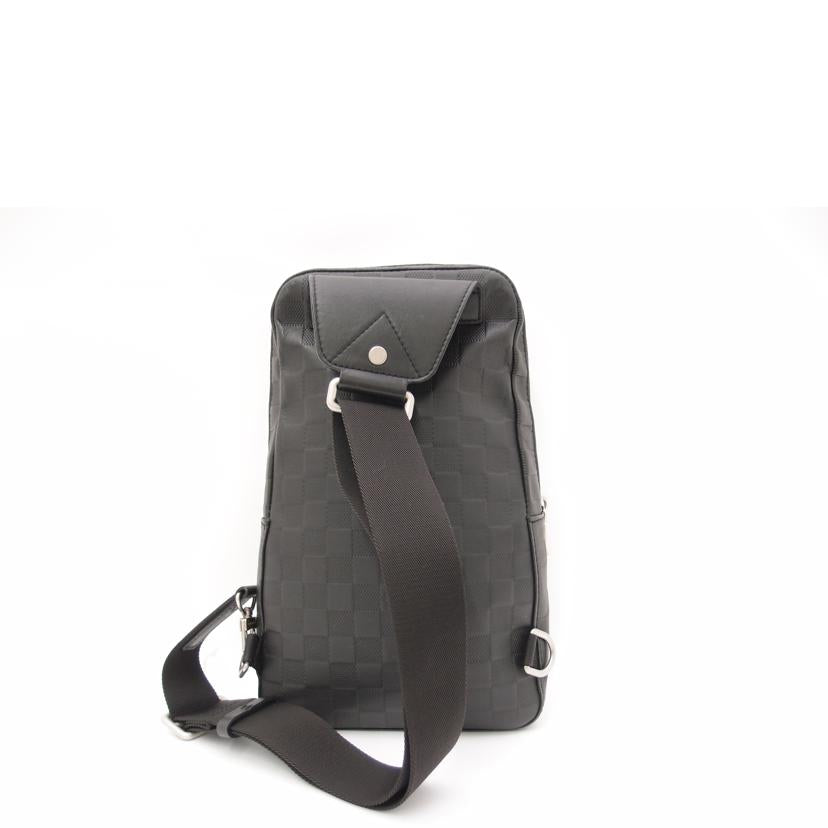 LOUIS VUITTON ルイ・ヴィトン ボディバッグ レザー 黒 メンズ/アヴェニュースリングバッグ/ダミエアンフィニ/オニキス/N41720//MB3189/ABランク/69