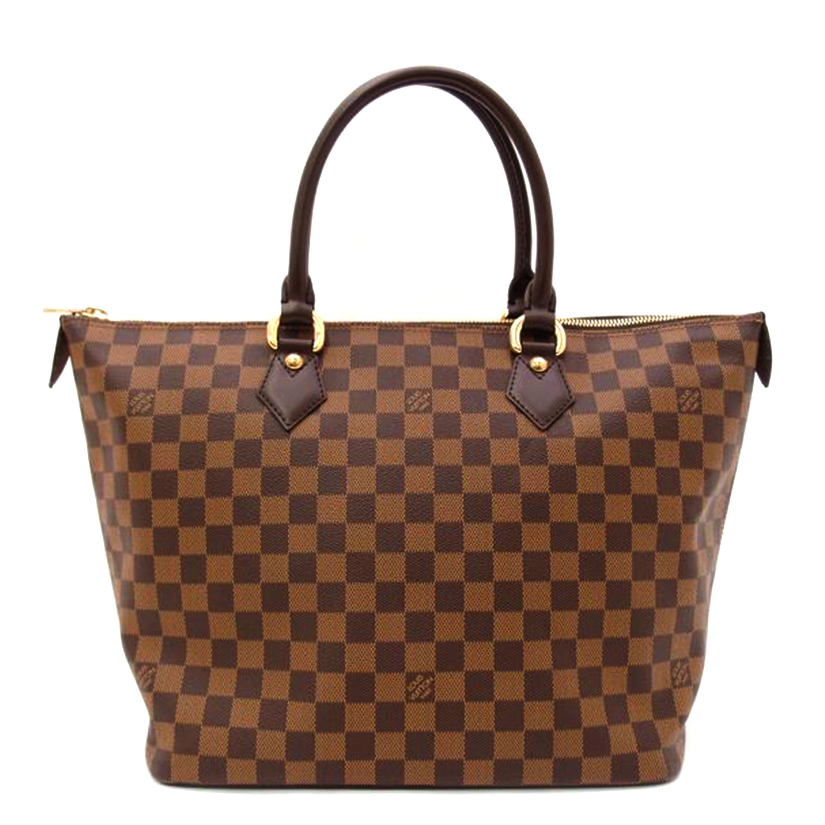 LOUIS VUITTON ルイ・ヴィトン ハンドバッグ 市松模様 ブラウン レディース/サレヤMM/ダミエ・エベヌ/N51182//FL1015/SAランク/69