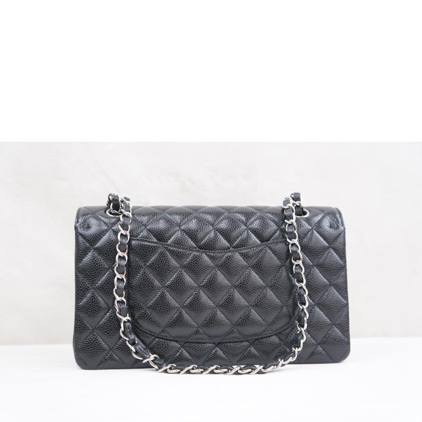 CHANEL シャネル/キャビアスキン/マトラッセ/Wフラップチェーンショルダー/A01112//29638329/SAランク/67