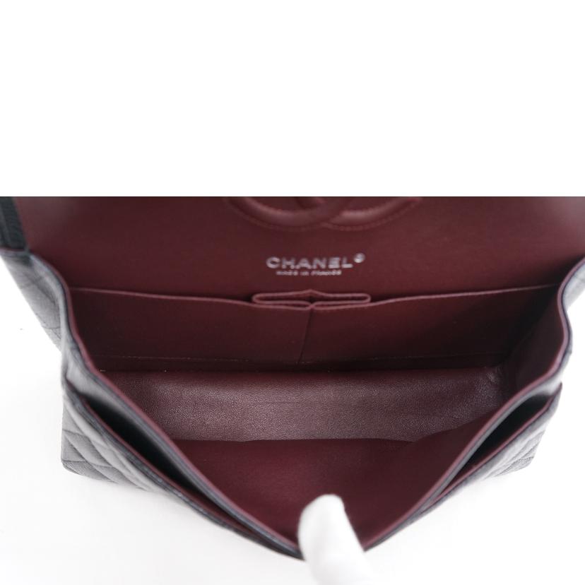 CHANEL シャネル/キャビアスキン/マトラッセ/Wフラップチェーンショルダー/A01112//29638329/SAランク/67