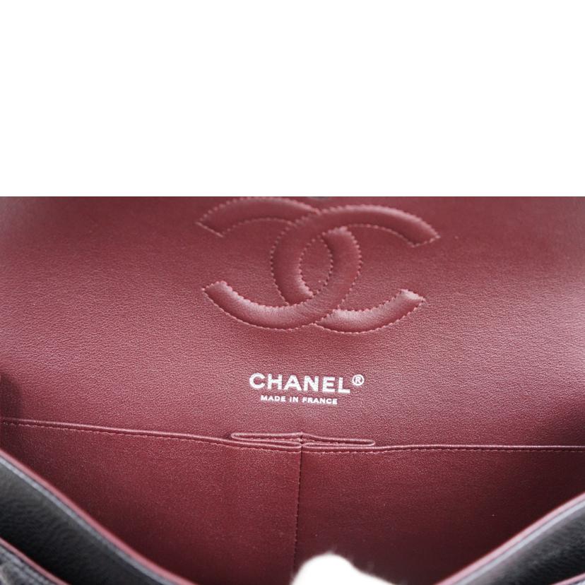 CHANEL シャネル/キャビアスキン/マトラッセ/Wフラップチェーンショルダー/A01112//29638329/SAランク/67