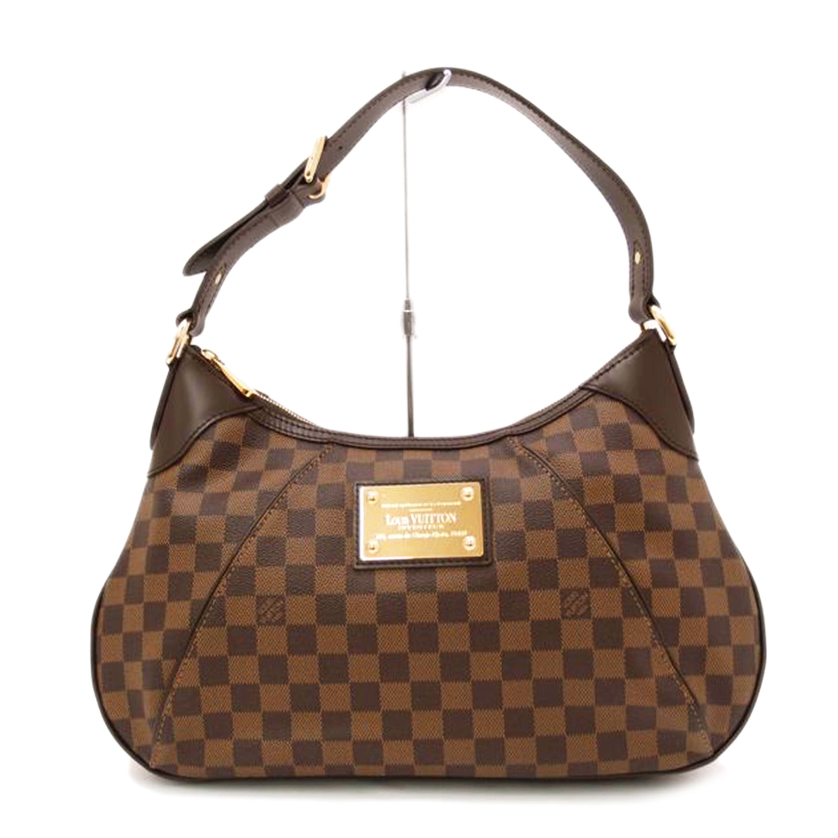 LOUIS VUITTON ルイ・ヴィトン ワンショルダー 肩掛け 市松模様 ブラウン レディース/テムズGM/ダミエ・エベヌ/N48181//MI4088/SAランク/69