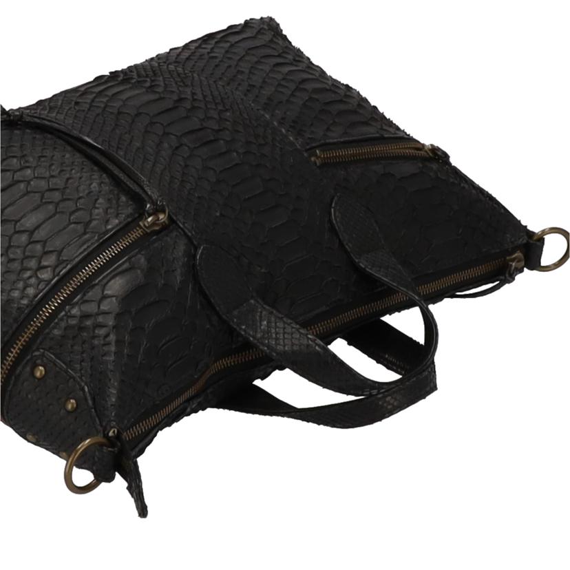 Arukan アルカン/パイソン 2WAYバッグ//ABランク/75