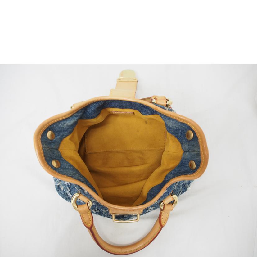 LV ルイヴィトン/ミニプリーティ/モノグラムデニム/M95020//VI0098/Bランク/78