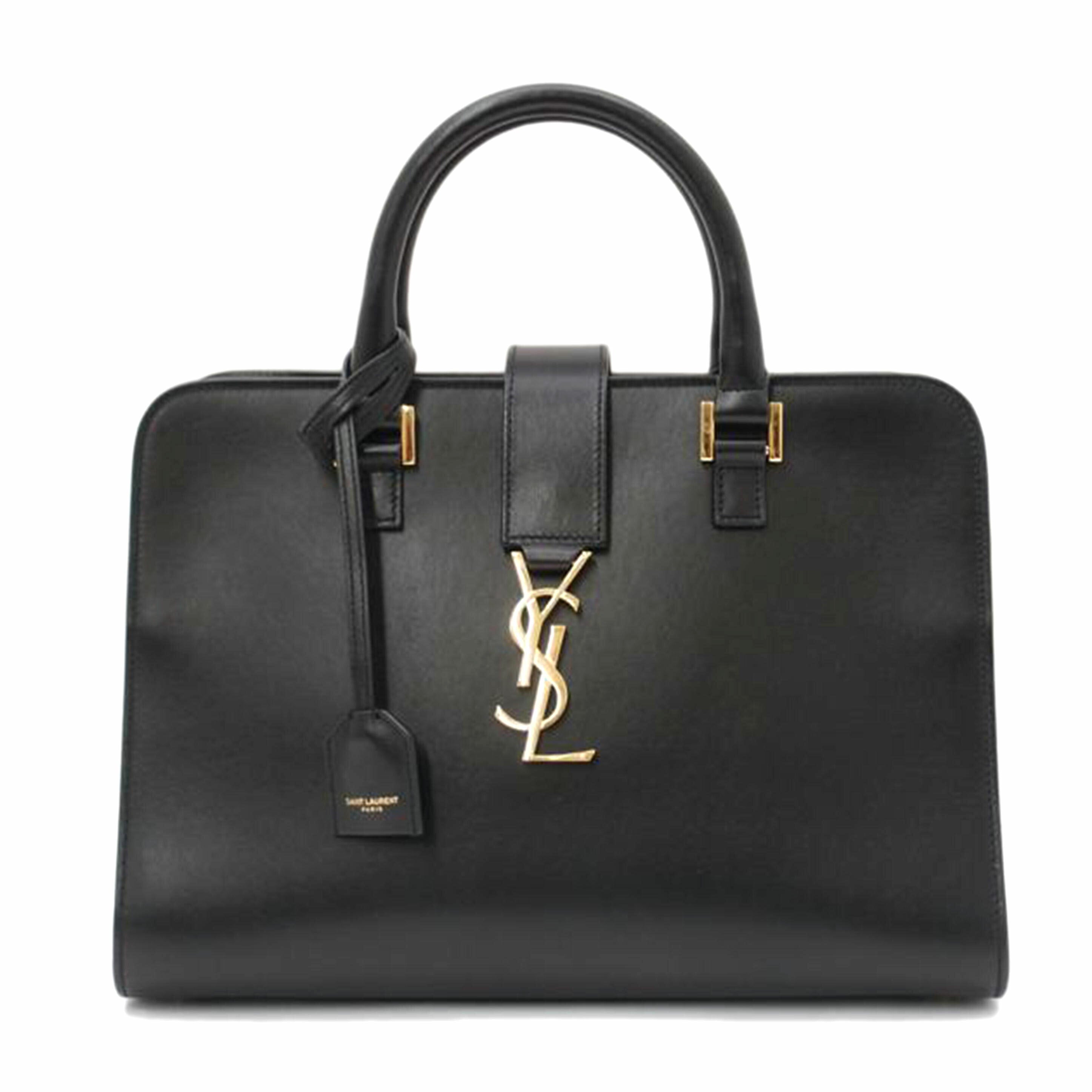 SAINT LAURENT サンローラン ハンドバッグ 手提げ レザー 黒/スモールカバス/ブラック/568850//Aランク/69