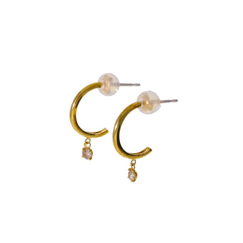 /K18 ダイヤピアス0.10ct //Aランク/75