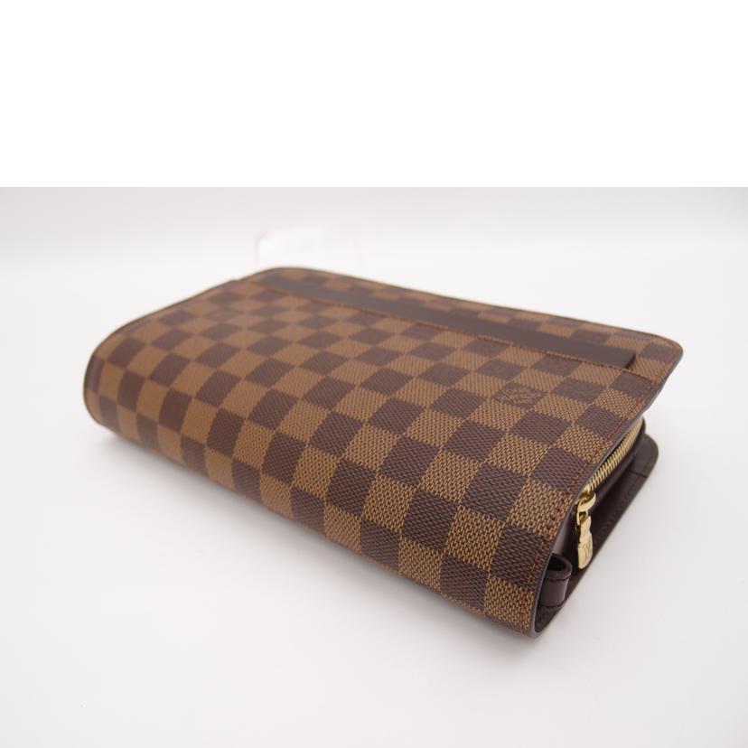 LOUIS VUITTON ルイ・ヴィトン クラッチバッグ セカンドバッグ 市松模様 ブラウン/サンルイ/ダミエ・エベヌ/N51993//FL0012/SAランク/69