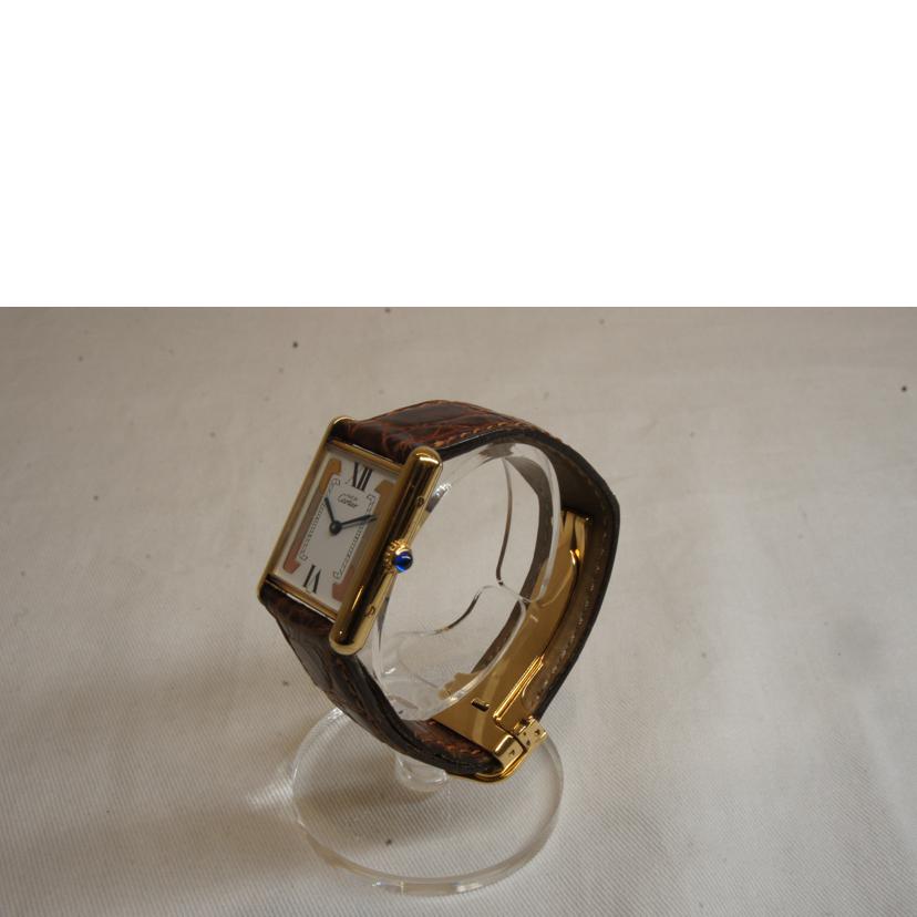 Cartier カルティエ/ビンテージマストタンクベルメイユレザーベルトQZ/590005//176***/Bランク/92