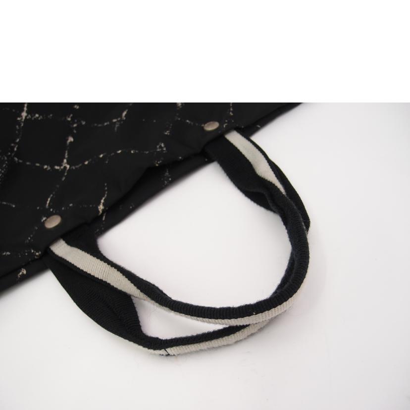 CHANEL シャネル/旧トラベルライントートMM/ブラック//6420741/ABランク/69