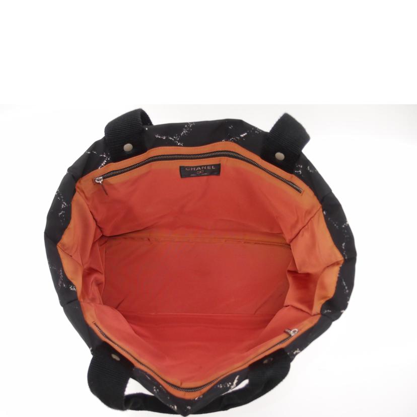 CHANEL シャネル/旧トラベルライントートMM/ブラック//6420741/ABランク/69