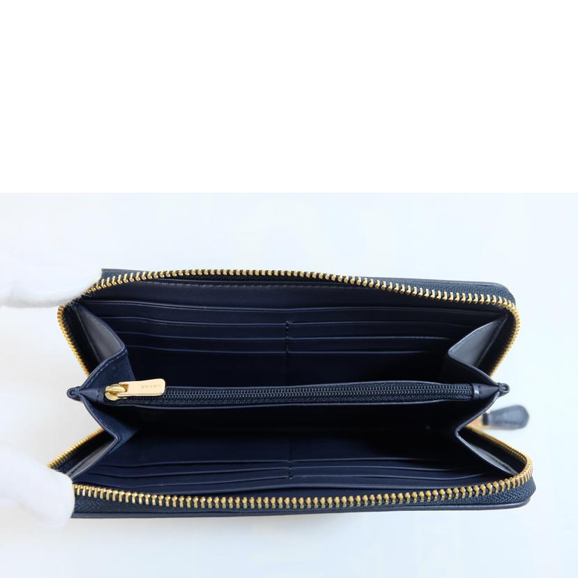 COACH コーチ/PVCシグネチャーストライプラウンドファスナー長財布/F54630//A2046/Aランク/71