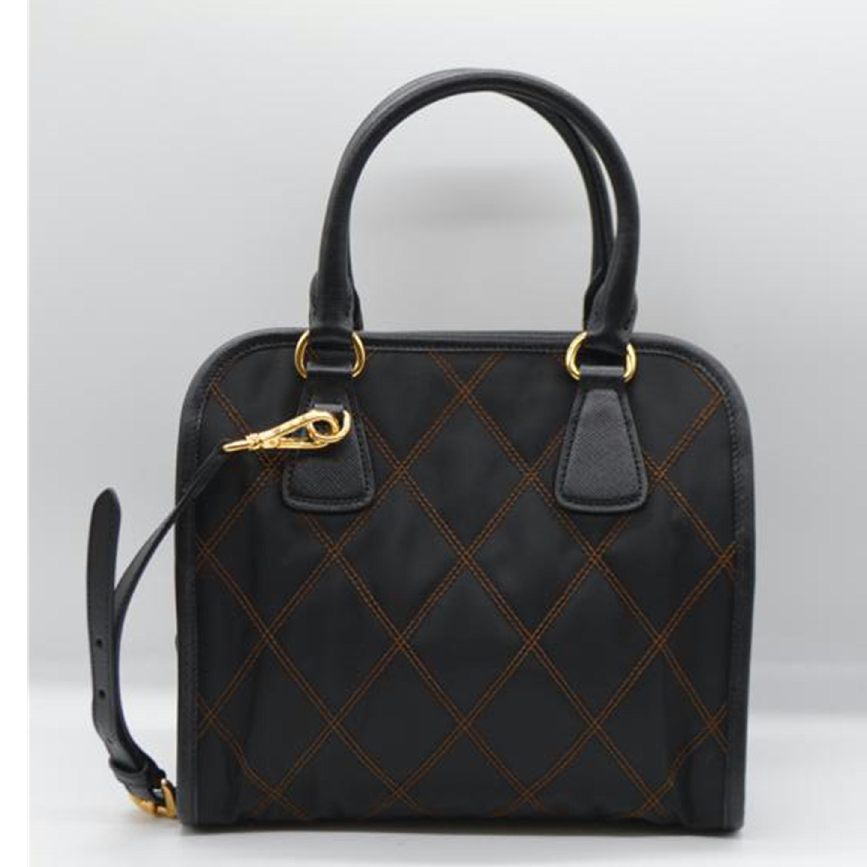 PRADA プラダ/サフィアーノテスートキルティング2WAYレザーハンド/ネロ/1BA100//158/SAランク/89