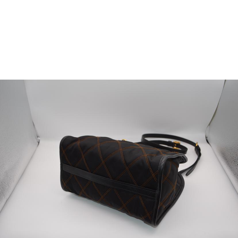 PRADA プラダ/サフィアーノテスートキルティング2WAYレザーハンド/ネロ/1BA100//158/SAランク/89
